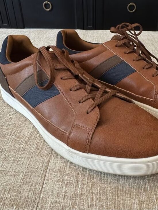 Other - Aldo Men's Leather Brown Cognac Oxford Dress Shoes